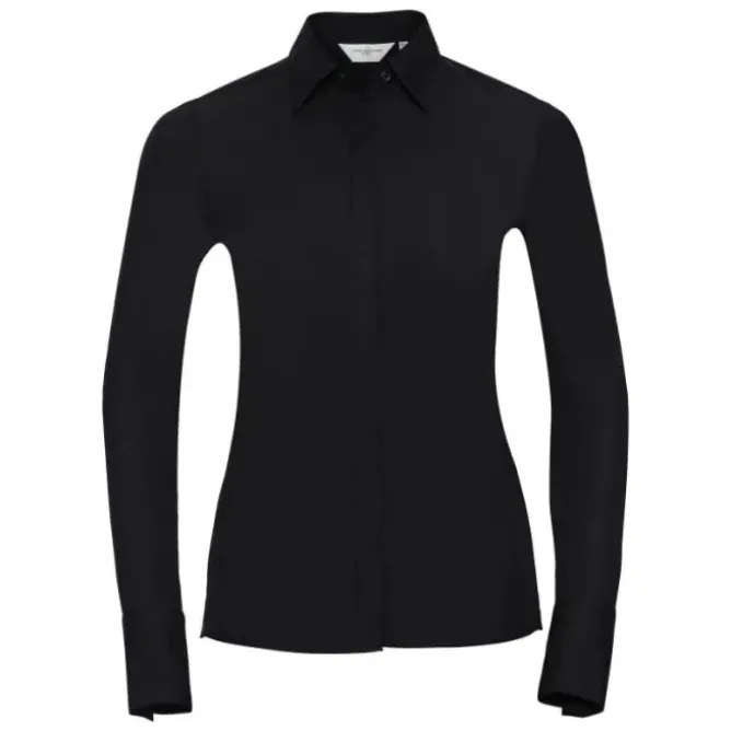 Camicia Da Lavoro Ultimate Stretch a Maniche Lunghe da Donna Russell - JE960F