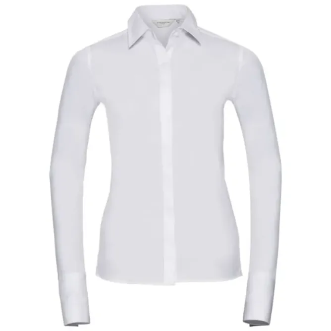 Camicia Da Lavoro Ultimate Stretch a Maniche Lunghe da Donna Russell - JE960F
