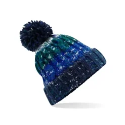 Cappello Corkscrew Pom Pom Beanie Beechfield - B486