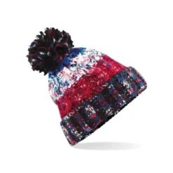 Cappello Corkscrew Pom Pom Beanie Beechfield - B486