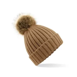 Cappello Fur Pom Pom Chunky Beanie Beechfield - B412
