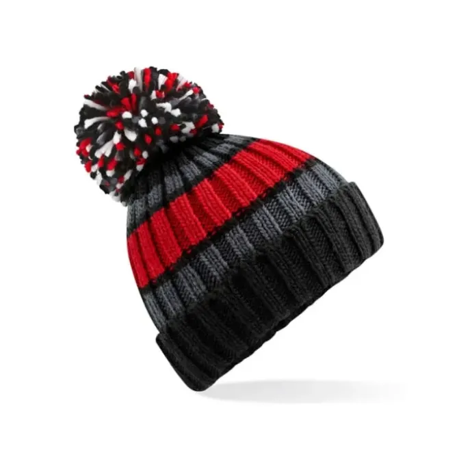 Cappello Hygge Striped Beanie Beechfield - B392