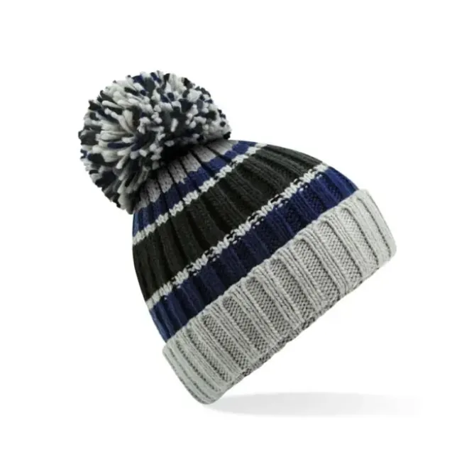 Cappello Hygge Striped Beanie Beechfield - B392