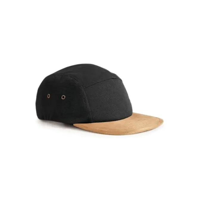Cappello Suede Peak 5 Panel Cap Beechfield - B658