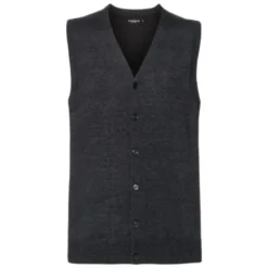Cardigan Da Lavoro senza Maniche con Scollo a V Russell - JE719M
