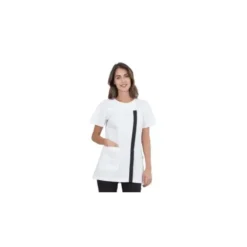 Casacca da donna a maniche corte Bertie chiusura con zip laterale Horeca Siggi - 28CS1594/00-0001