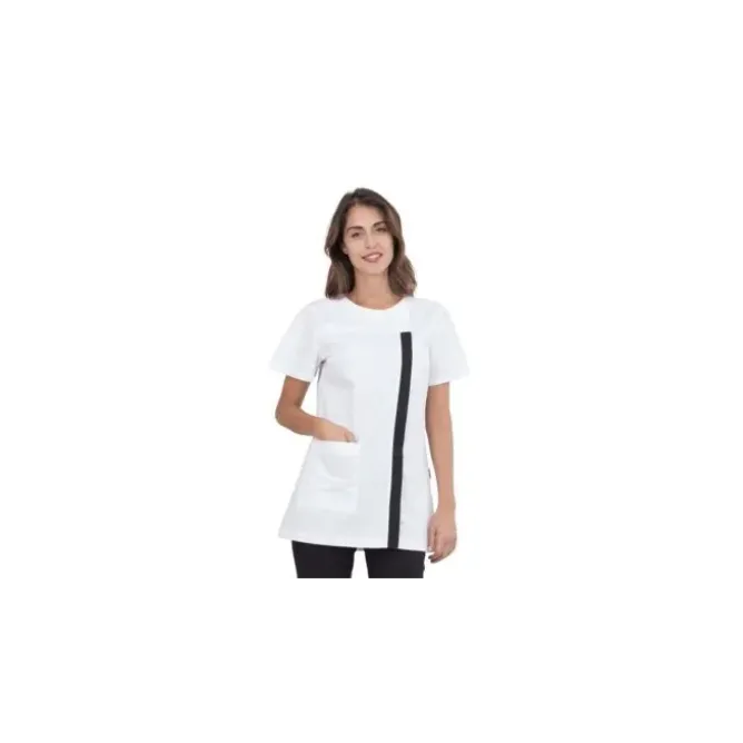 Casacca da donna a maniche corte Bertie chiusura con zip laterale Horeca Siggi - 28CS1594/00-0001