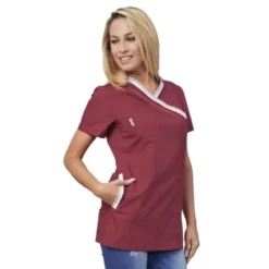 Casacca da donna con zip a maniche corte Ileana Horeca Siggi - 28CS1423/00-0001