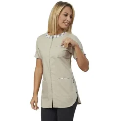 Casacca da donna multitasche a maniche corte Gioia Horeca Siggi - 28CS1424/00-0001