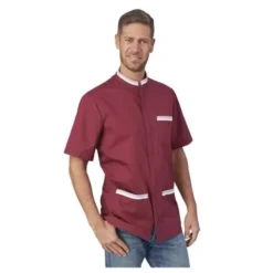 Casacca da uomo a maniche corte con zip Roberto Horeca Siggi - 28CS1426/00-0001