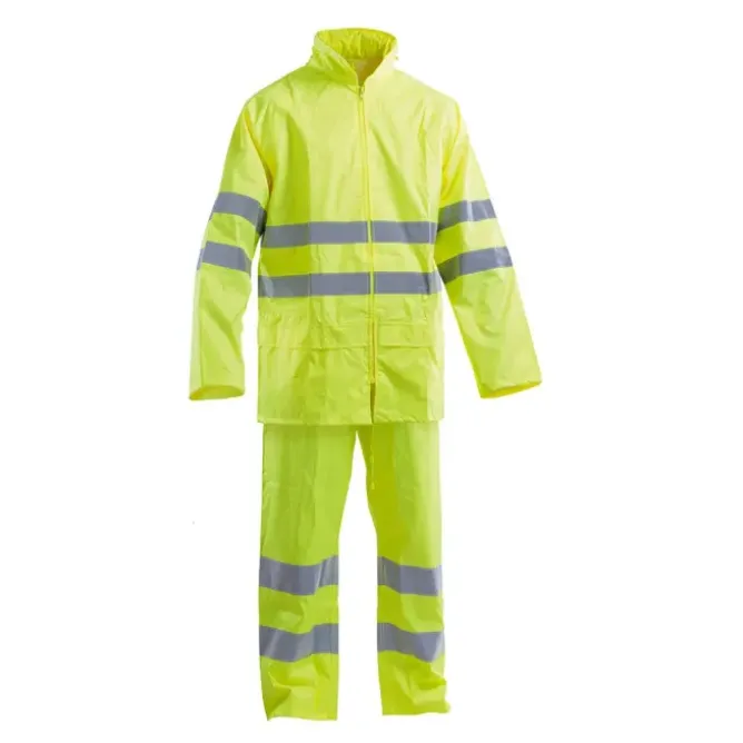 Completo da Lavoro Alta visibilità Kit Pioggia P&P Loyal H2OPU 304