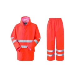 Completo da Lavoro Alta Visibilità Anti-Pioggia Rossini Hi-Vis HH309