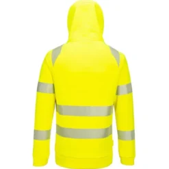 Felpa da Lavoro DX4 Alta Visibilità con Capuccio Mezza Zip Portwest DX482