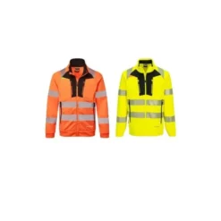 Felpa da Lavoro DX4 Alta Visibilità Zip intera Portwest DX477