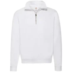 Felpa da Lavoro Fruit of The Loom con Collo a Zip con Fettuccina Classic FR621140