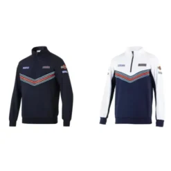 Felpa da Lavoro Mezza Zip Sparco Martini Racing Half zip Sweatshirt 013037MR