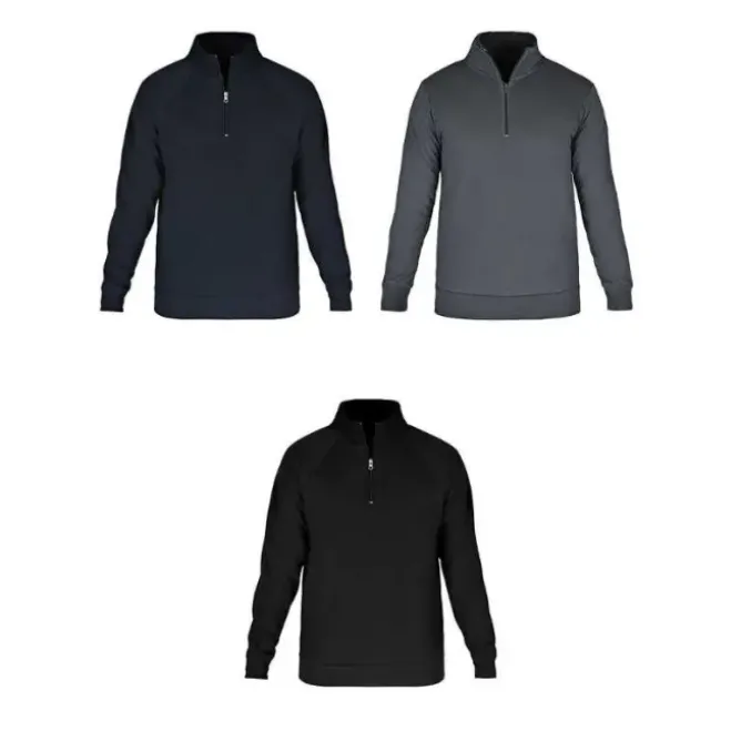 Felpa da Lavoro Mezza Zip Basic 40BN
