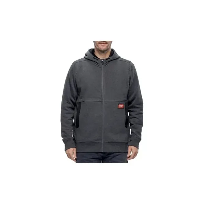 Felpa da Lavoro Milwaukee Gridiron 4932499387 Con Cappuccio Zip Intera