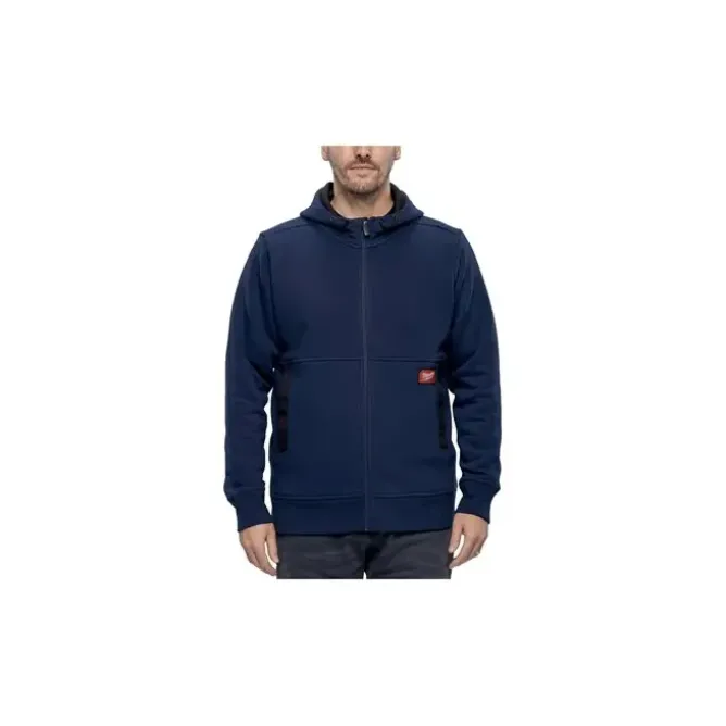 Felpa da Lavoro Milwaukee Gridiron 4932499387 Con Cappuccio Zip Intera