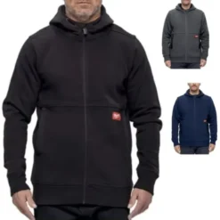 Felpa da Lavoro Milwaukee Gridiron 4932499387 Con Cappuccio Zip Intera