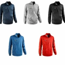 Felpa da Lavoro Multitasche Mezza Zip Sottozero Tank 50250
