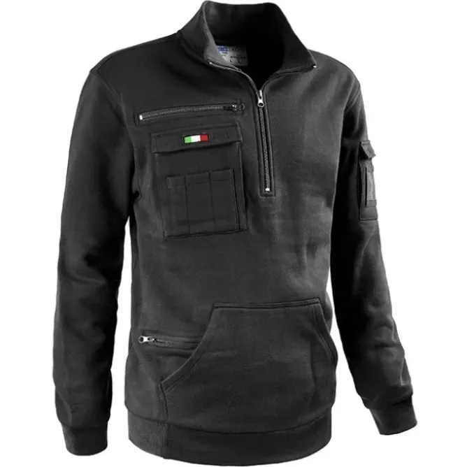 Felpa da Lavoro Multitasche Mezza Zip Sottozero Tank 50250