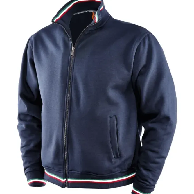 Felpa da Lavoro Neri con zip intera Cortina 455076
