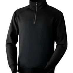 Felpa da Lavoro Neri mezza zip Anniston 455065
