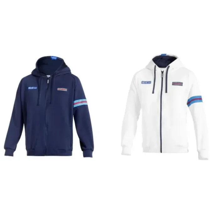 Felpa da Lavoro Zip Intera Con Cappuccio Sparco Martini Racing Hooded full zip BMF0013D0