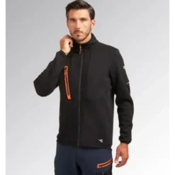 Felpa zip lunga da Lavoro Stretch Multitasche Diadora Utility Hybrid Tactic 702.180613
