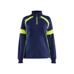 Felpa da Lavoro Blaklader 100% cotone mezza zip donna 356611588933M