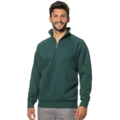 Felpe da lavoro con zip corta Logica ITA503/12-L