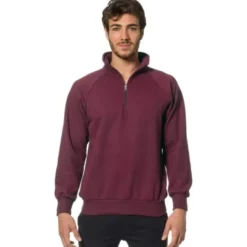 Felpe da lavoro con zip corta Logica ITA503/12-L