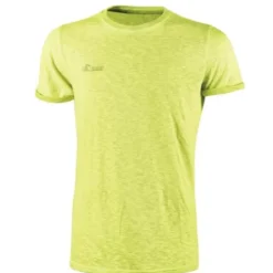 Fuori tutto - 3 Pezzi - Maglietta da Lavoro Alta Visibilità U-Power Fluo EY195OF Taglia M Colore Verde Fluo