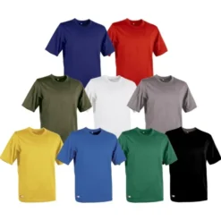 Fuori Tutto - 5 Pezzi - T-Shirt Da Lavoro Cofra Zanzibar 100% Cotone V036-0-B0A Grigio Taglia L