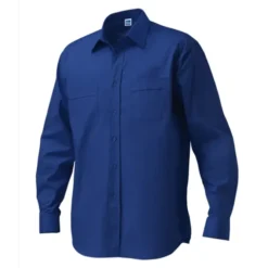 Fuori tutto - Camicia da Lavoro Manica Lunga King Siggi 100% Cotone Taglia M Colore Bluette