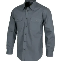 Fuori tutto - Camicia da lavoro rinforzata in cotone a manica lunga - Workteam taglia 46 colore blu