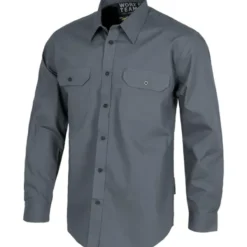 Fuori tutto - Camicia da lavoro rinforzata a manica lunga - Workteam Taglia 46 Colore Grigio