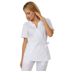 Fuori tutto - Casacca da donna Cassandra con laccio Beauty Siggi - 63CS1330/00-0001 Taglia M Colore Bianco