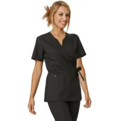 Fuori tutto - Casacca da donna Cassandra con laccio Beauty Siggi - 63CS1333/00-8000 Taglia L Colore Nero