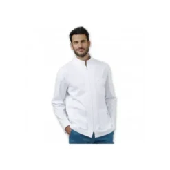 Fuori tutto - Casacca uomo con zip Julian Dr.Blue Siggi - 04CS1533/00-0757 taglia 52 colore bianco