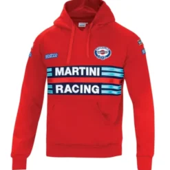 Fuori tutto - Felpa con cappuccio da lavoro Sparco Hoodie Martini Racing 01279 Taglia XL Colore Celeste