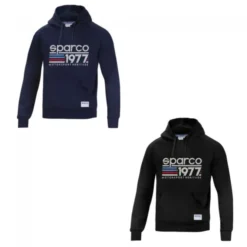 Fuori tutto - Felpa con cappuccio da lavoro Sparco Hoodie 1977 - 01320 Taglia S Colore Nero