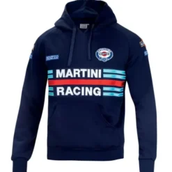 Fuori tutto - Felpa con cappuccio da lavoro Sparco Hoodie Martini Racing 01279 Taglia XL Colore Blu