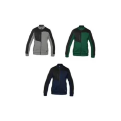 Fuori tutto - Felpa zip lunga da lavoro Multitasche Siggi Nilo 73MG0787/00-1089 taglia L colore blu