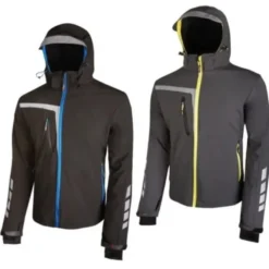 Fuori tutto - Giacca da Lavoro Softshell Stretch Elasticizzata U-Power Quick PE114BC colore black carbon taglia XS