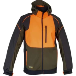 Fuori tutto - Giacca da Lavoro Softshell Multitasche Stretch Impermeabile Cofra Seewald V323-0-03 Taglia 64 Colore Fango Nero