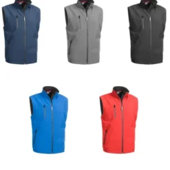 Fuori tutto - Gilet da Lavoro Softshell Multitasche Stretch Sottozero Chrono E0120 colore royal taglia M