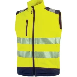 Fuori tutto - Gilet da Lavoro Softshell Stretch Elasticizzato Alta Visibilità U-Power Dany HL173YF colore orange fluo taglia 3xl