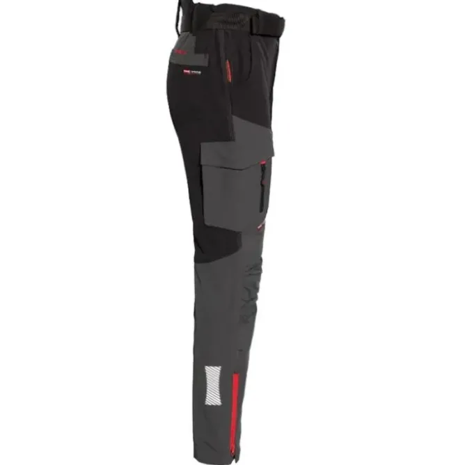 Fuori tutto - Pantalone da lavoro Wise Multitasche Softshell Stretch Light Issa line 9060B Taglia S